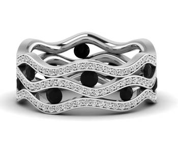 Micreation Brand New Cubic Zirconia Sterling Silver Ring Model No.MSR0178 1