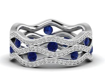 Micreation Brand New Cubic Zirconia Sterling Silver Ring Model No.MSR0179 1