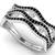 Micreation Brand New Cubic Zirconia Sterling Silver Ring Model No.MSR0184