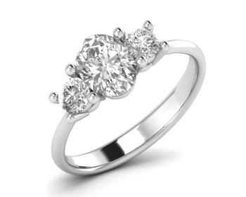 Micreation Brand New Cubic Zirconia Sterling Silver Ring Model No.MSR0192 2