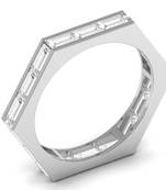 Micreation Brand New Cubic Zirconia Sterling Silver Ring Model No.MSR0193