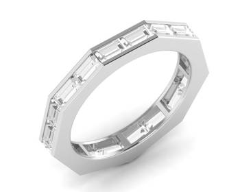 Micreation Brand New Cubic Zirconia Sterling Silver Ring Model No.MSR0194 1