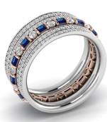 Micreation Brand New Cubic Zirconia Sterling Silver Ring Model No.MSR0195