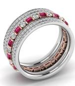 Micreation Brand New Cubic Zirconia Sterling Silver Ring Model No.MSR0196