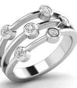 Micreation Brand New Cubic Zirconia Sterling Silver Ring Model No.MSR0204