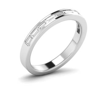 Micreation Brand New Cubic Zirconia Sterling Silver Ring Model No.MSR0207 1