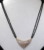 Nice stone pendant mangalsutra necklace