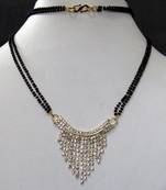 Stone pendant mangalsutra necklace