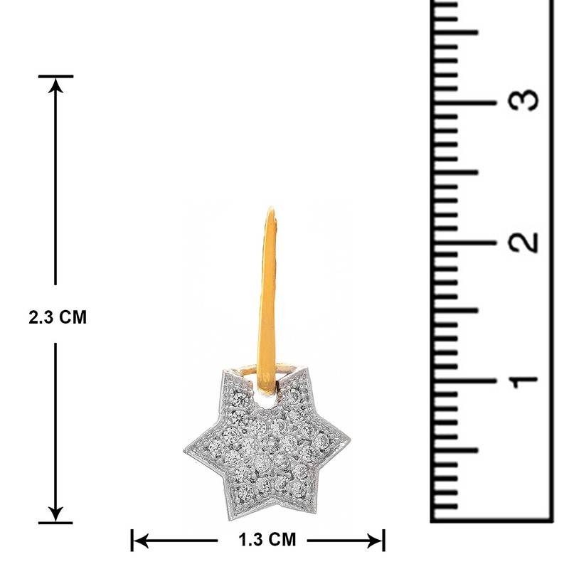 Fusion ethnic american diamonds designer earring for women and girls