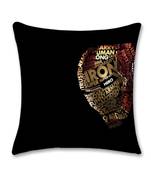 Bluegape Iron Man Typography Cushion Cover