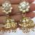 Pearl Gold Plated Choker  Necklace Jhumka Earring Set