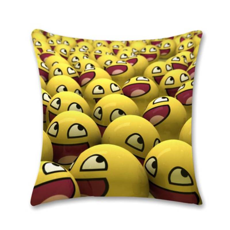 Bluegape Smiley Face Cushion Cover bluegape 190790