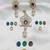 Shining Pearl & Sensuous CZ Ruby - 5 Colours
