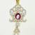 Shining Pearl & Sensuous CZ Ruby - 5 Colours