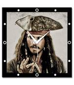 Bluegape Jack Sparrow Pirates Of The Caribbean Wall Clock