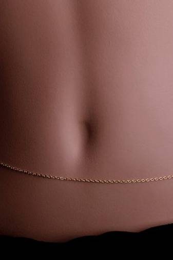 Exclusive Love Heart Golden Sweet Pretty Gold Waist Chain Belt