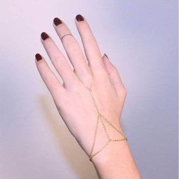 Pearl golden Chain Exclusive designer classic pretty haathful 1