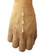 Pearl golden Chain Exclusive designer classic pretty haathful