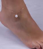 Pearl golden Chain Exclusive designer classic pretty Anklets