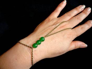 Pearl golden Chain Exclusive designer classic pretty haathful 1