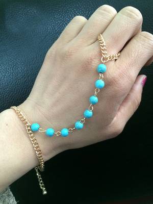 Pearl golden Chain Exclusive designer classic pretty haathful 1