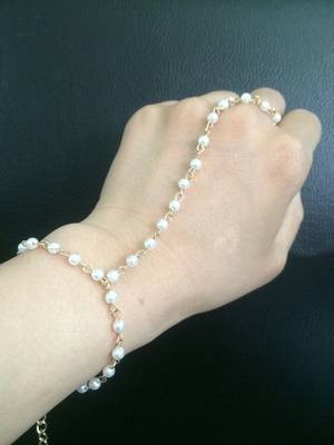 Pearl golden Chain Exclusive designer classic pretty haathful 1