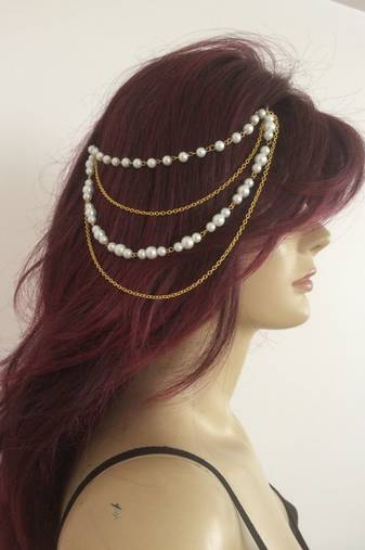 Pearl golden Chain Exclusive designer classic pretty haathful