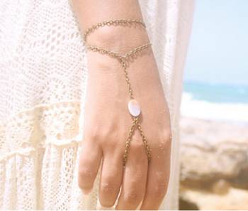 Pearl golden Chain Exclusive designer classic pretty haathful 1