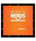Bluegape Bill Gates Microsoft Quote Wall Clock