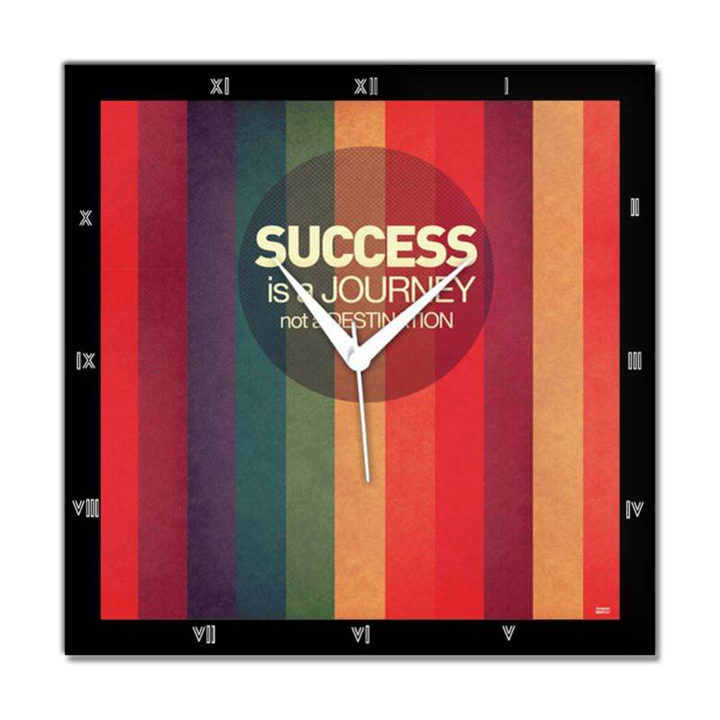 Bluegape Success Quote Poster Wall Clock