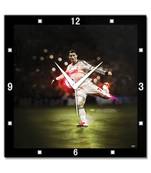 Bluegape Ronaldo Kick Football  Wall Clock