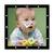Bluegape Cute Baby Boy Wall Clock