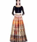lehenga choli by kmozi (Dark orange)