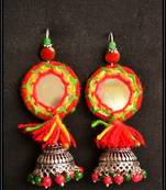 Multicolor metallic danglers drops