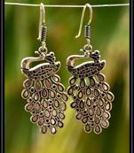 Silver metallic danglers drops