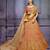 Salmon art silk heavy embroidered lehenga choli