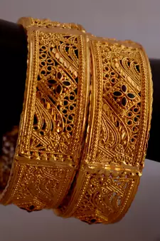 Golden bangles #1060