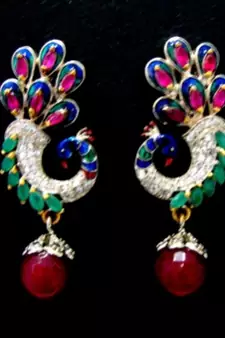 Beautiful Peacock Hangings In Victorian Style