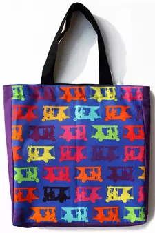 Multicolor Taxi's Tote Bag