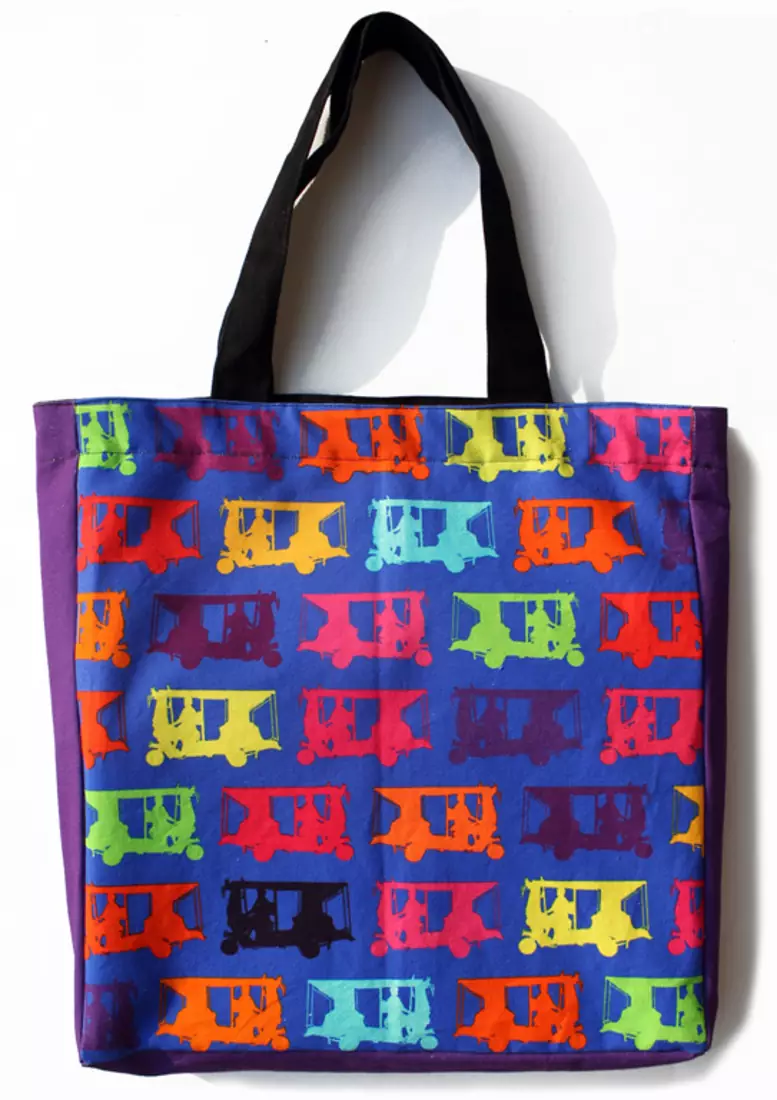 Multicolor Taxi's Tote Bag