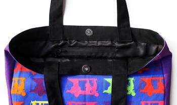 Multicolor Taxi's Tote Bag 3