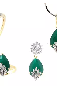 Pendant and bracelet combo with ring