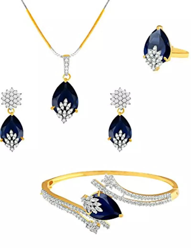 Pendant and bracelet combo with ring