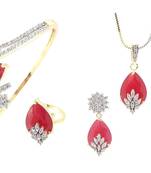 Pendant and bracelet combo with ring