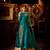 Golden tapetha silk embroidery unstitched lehenga choli