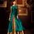 Golden tapetha silk embroidery unstitched lehenga choli