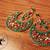 Ruby Emerald Round Earrings, Kundan Earrings designed by Antique Impressions