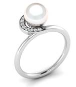 Micreation Brand New Cubic Zirconia Sterling Silver Ring Model No.MSR0111