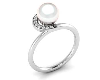 Micreation Brand New Cubic Zirconia Sterling Silver Ring Model No.MSR0111 2