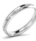 Micreation Brand New Cubic Zirconia Sterling Silver Ring Model No.MSR0112